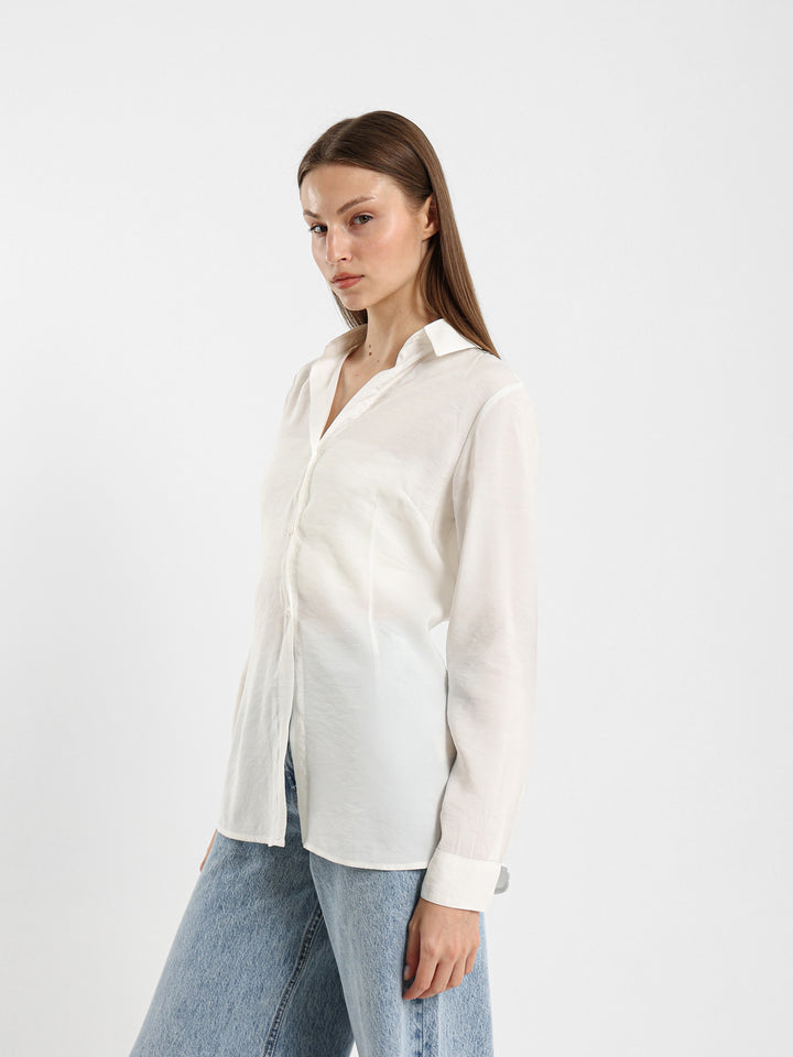 Shirt With Back Ties