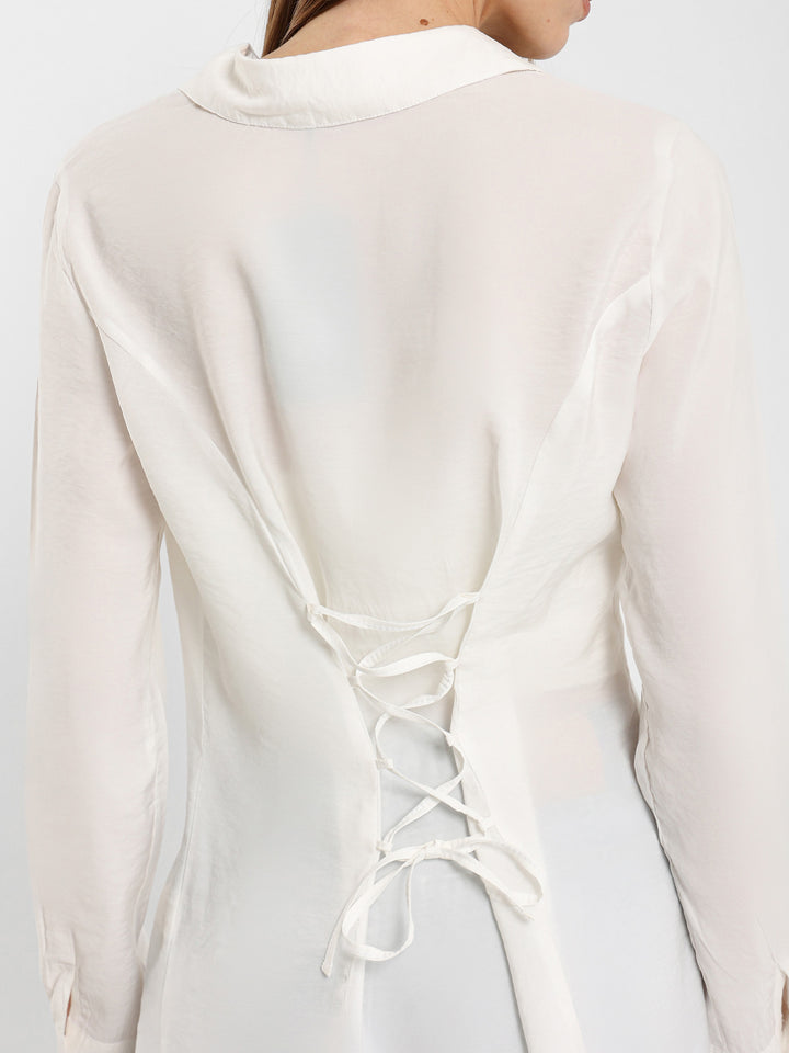 Shirt With Back Ties