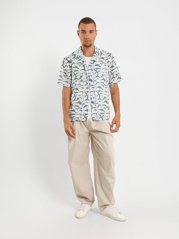 All-Over Print Half Sleeve Shirt