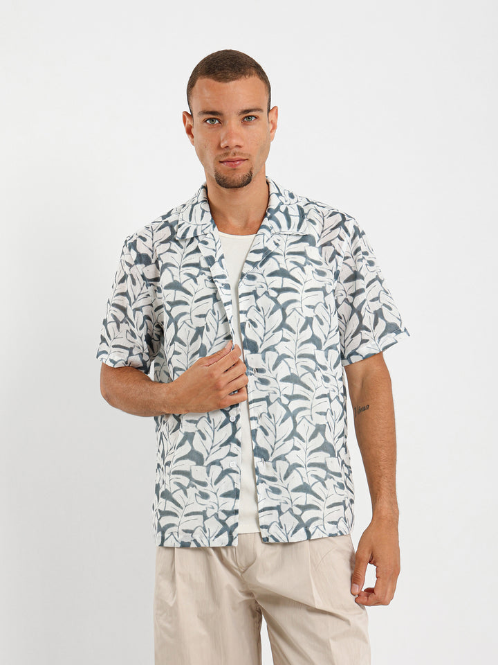 All-Over Print Half Sleeve Shirt