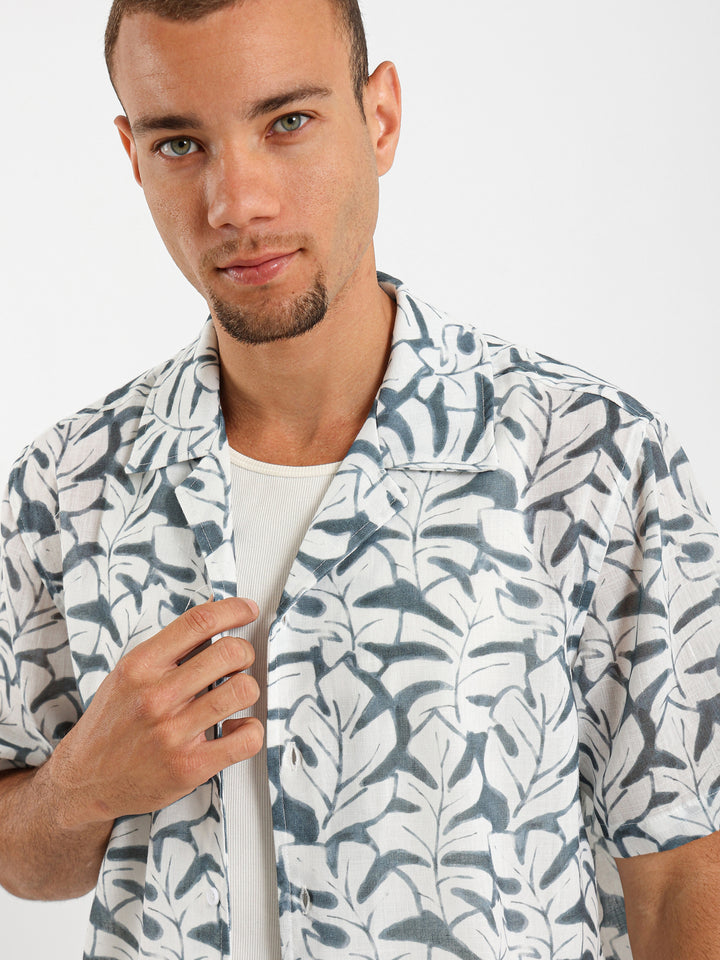 All-Over Print Half Sleeve Shirt