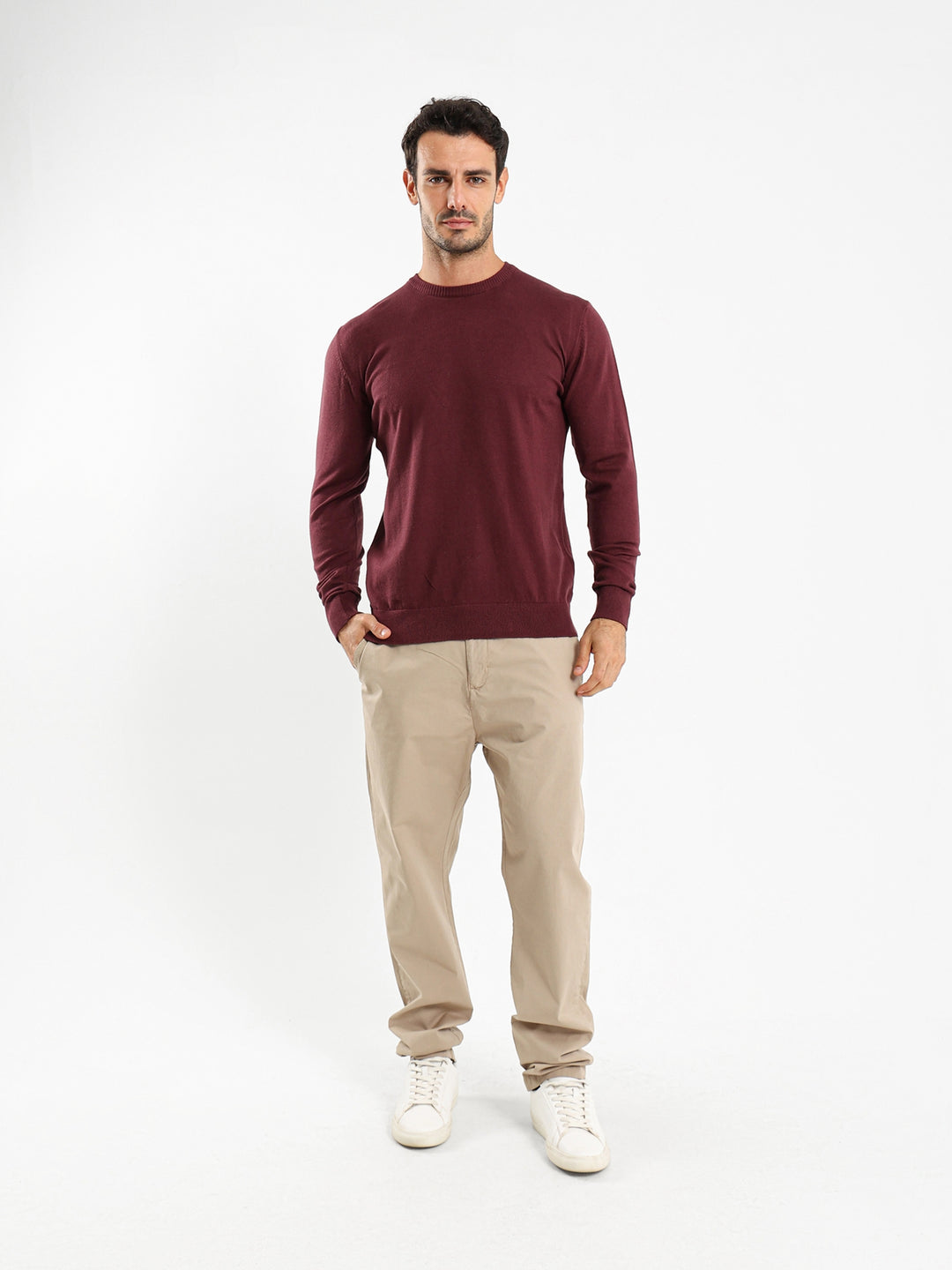 Basic Regular Round Neck Pullover