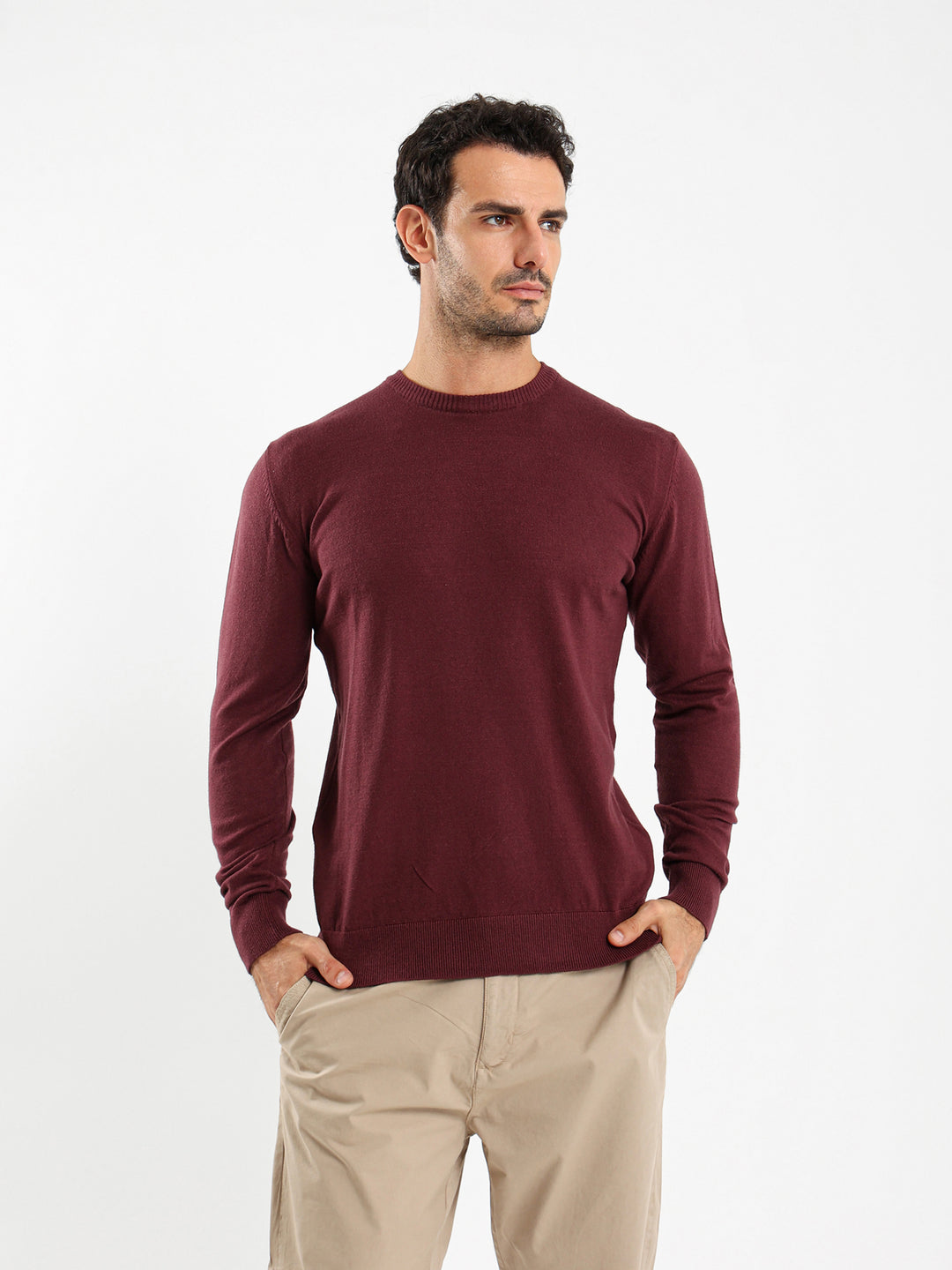 Basic Regular Round Neck Pullover