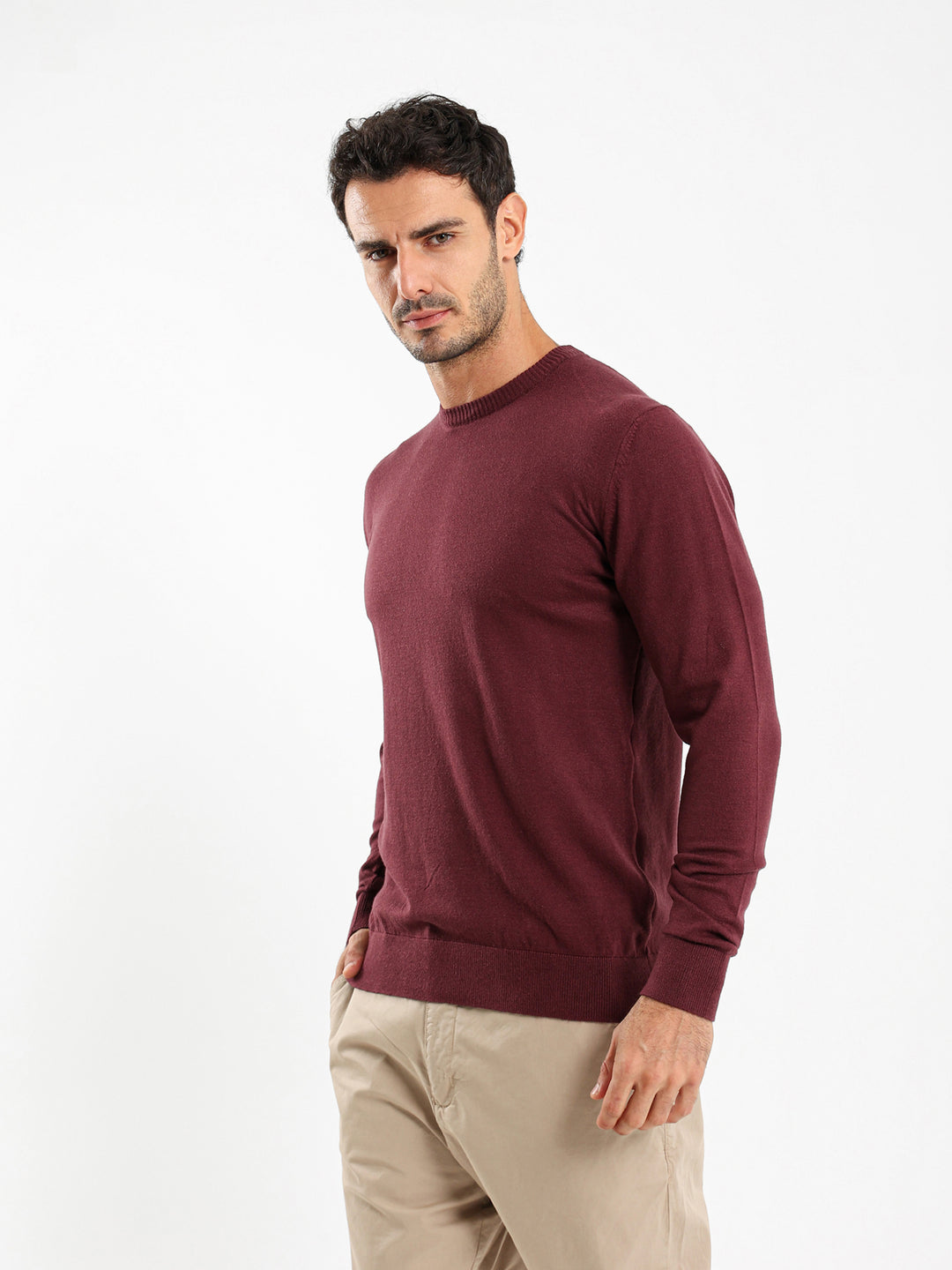 Basic Regular Round Neck Pullover