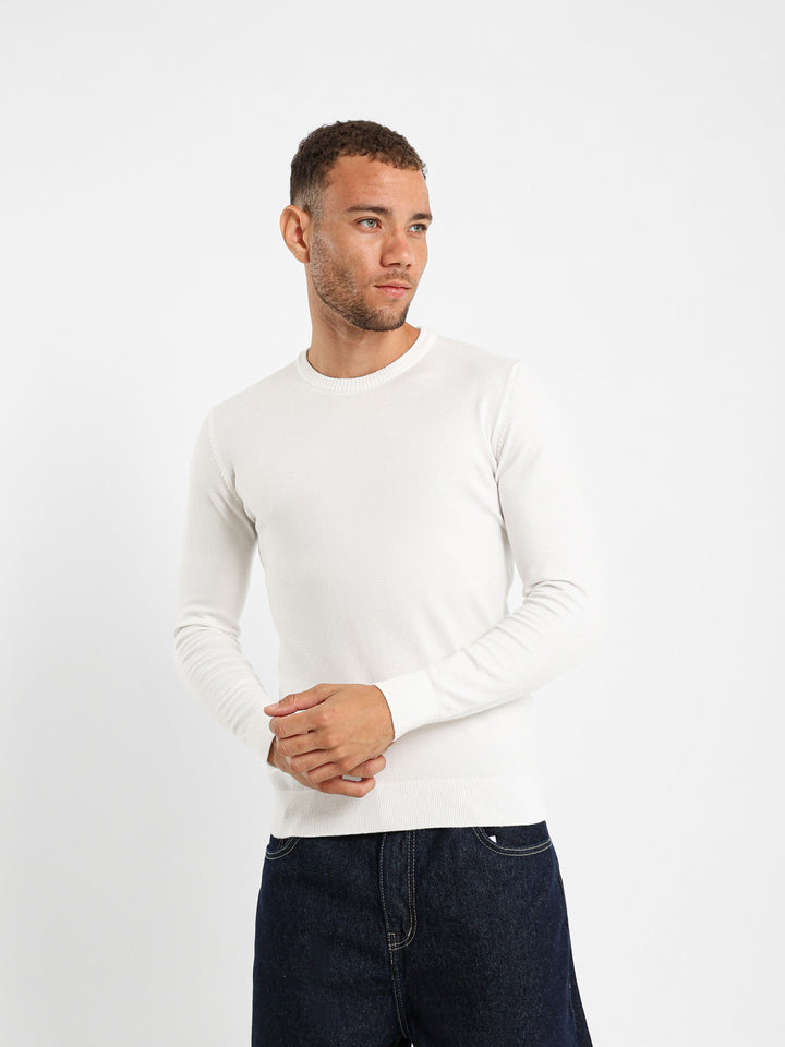 Basic Regular Round Neck Pullover