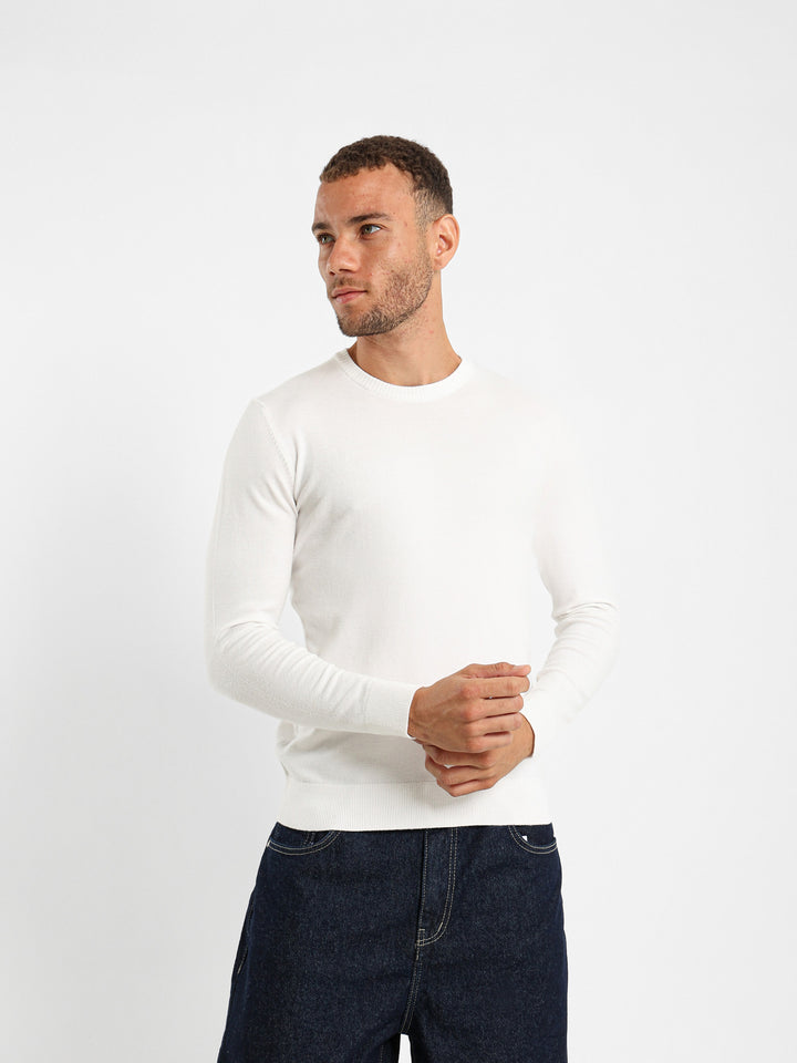 Basic Regular Round Neck Pullover