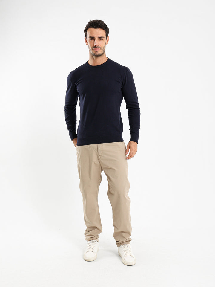 Basic Regular Round Neck Pullover