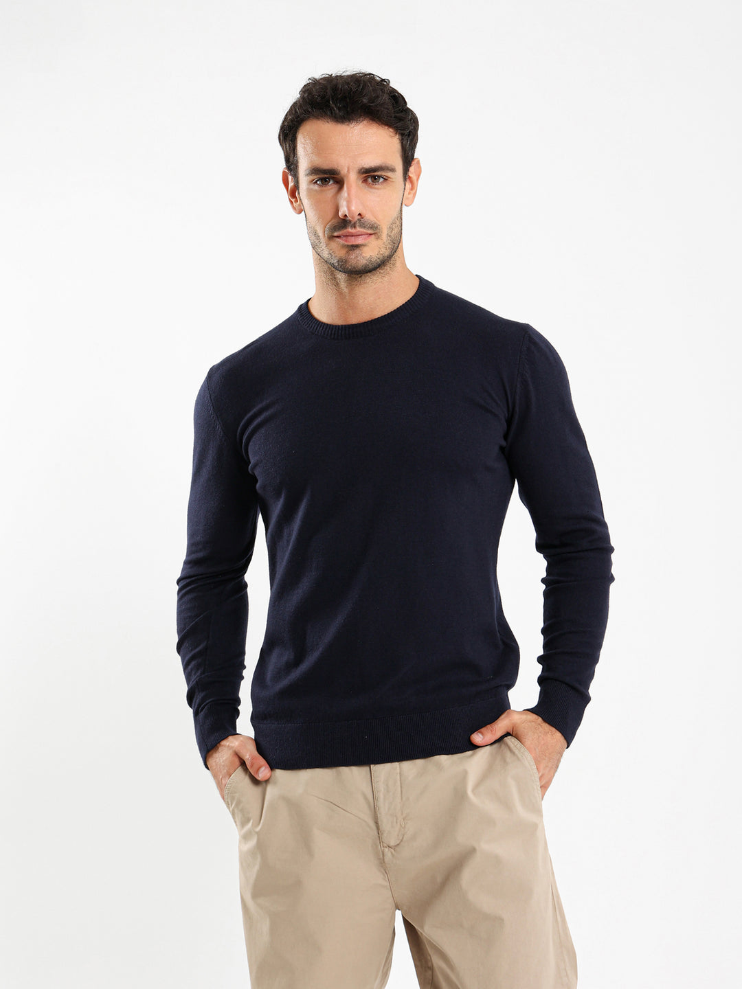 Basic Regular Round Neck Pullover