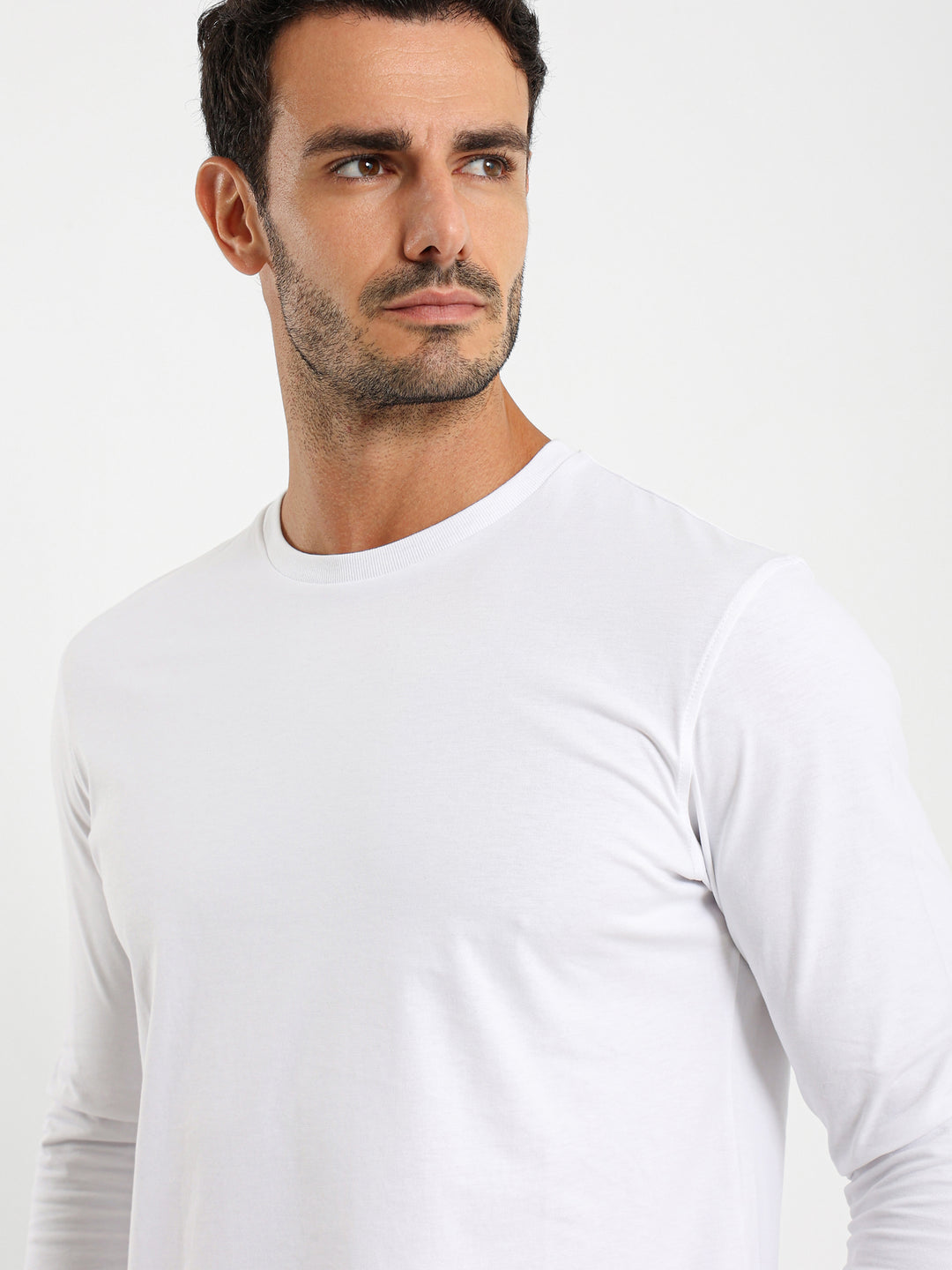 Basic Long Line Long Sleeve T-Shirt