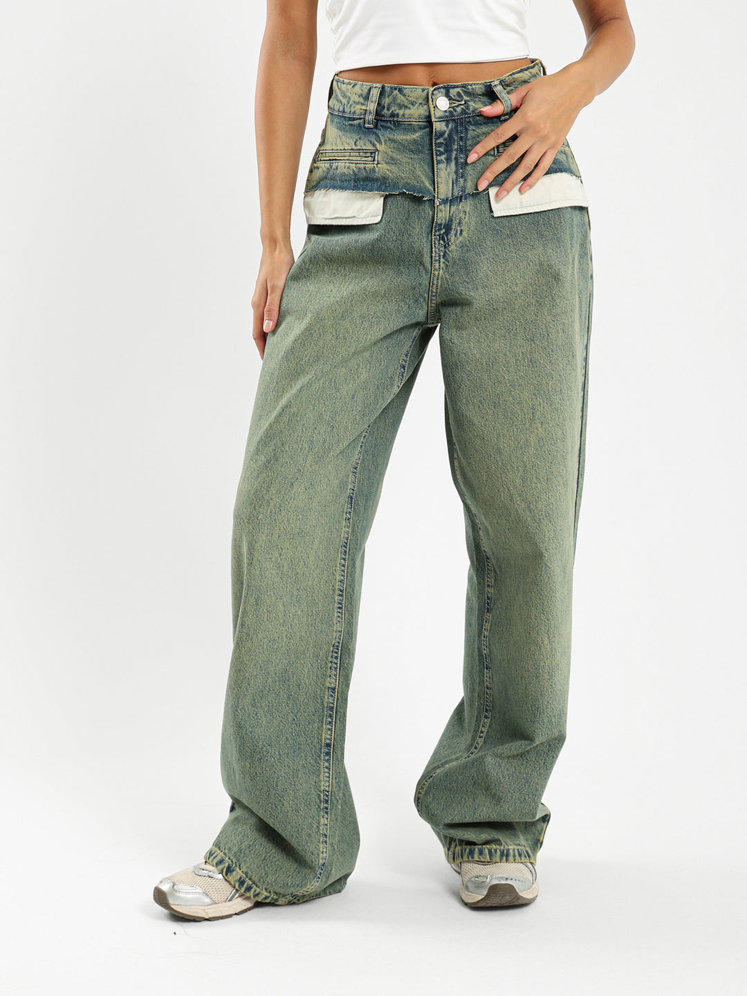 Baggy Denim Pants