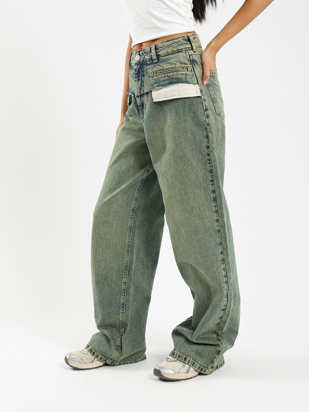 Baggy Denim Pants