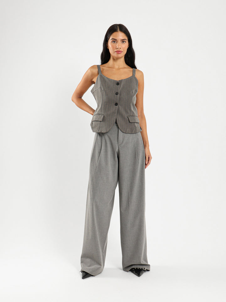 Thin Striped Spaghetti Strap Vest