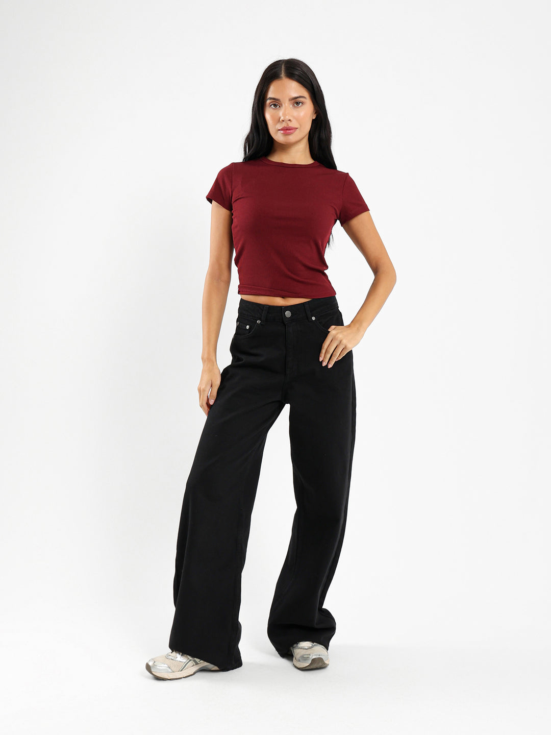 High Waist Wide Leg Jeans