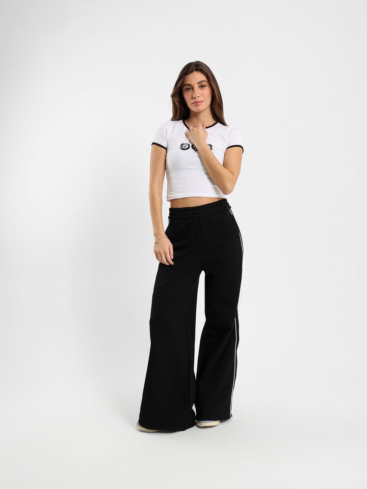 Oversized Sweatpants With Side Stripe