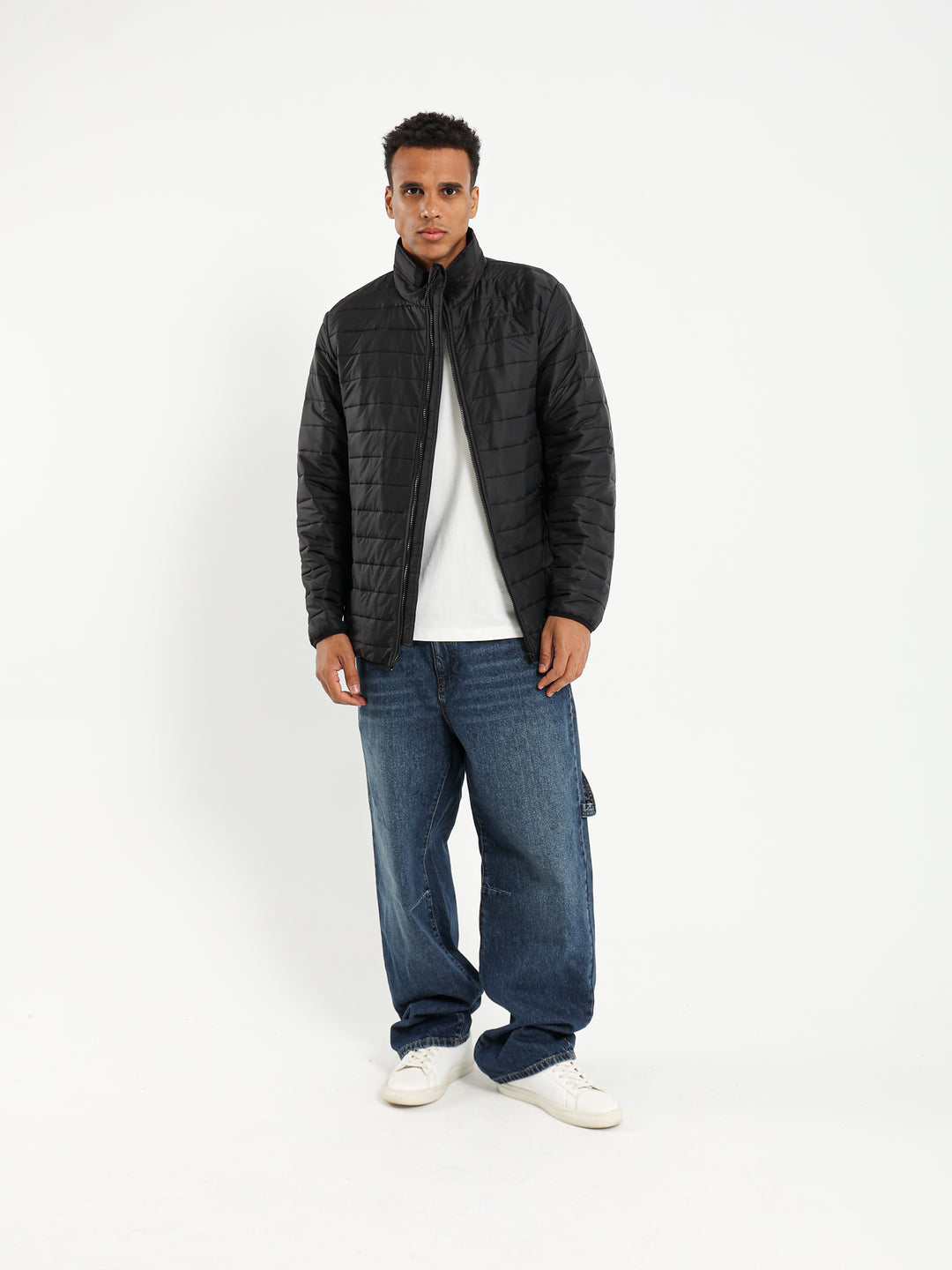 Stand-Up Collar Puffer Jacket