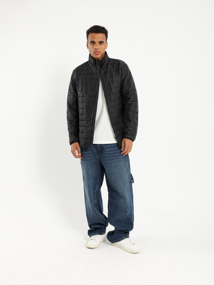 Stand-Up Collar Puffer Jacket