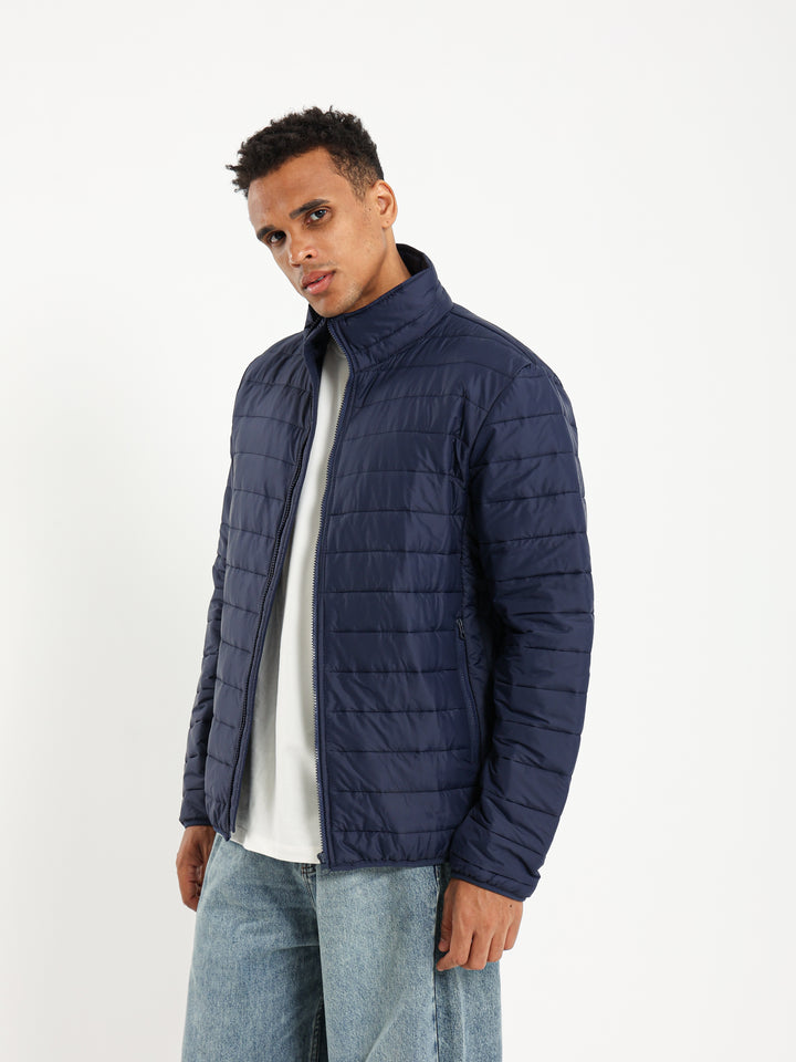 Stand-Up Collar Puffer Jacket