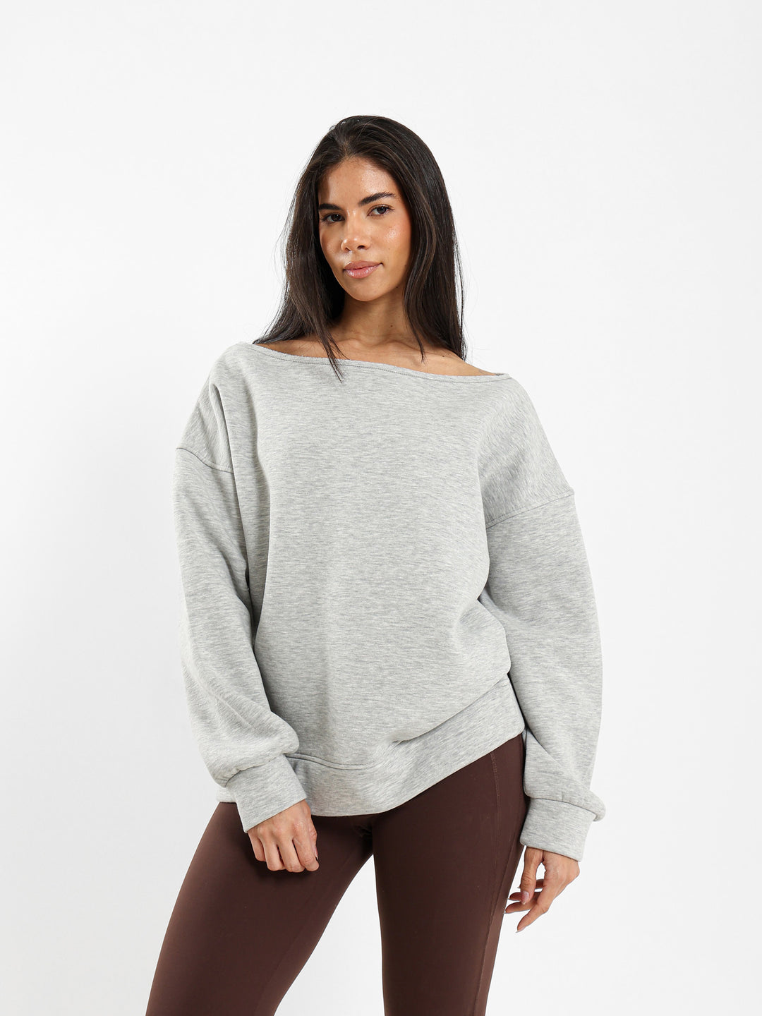 Loose Off Shoulder Sweatshirt
