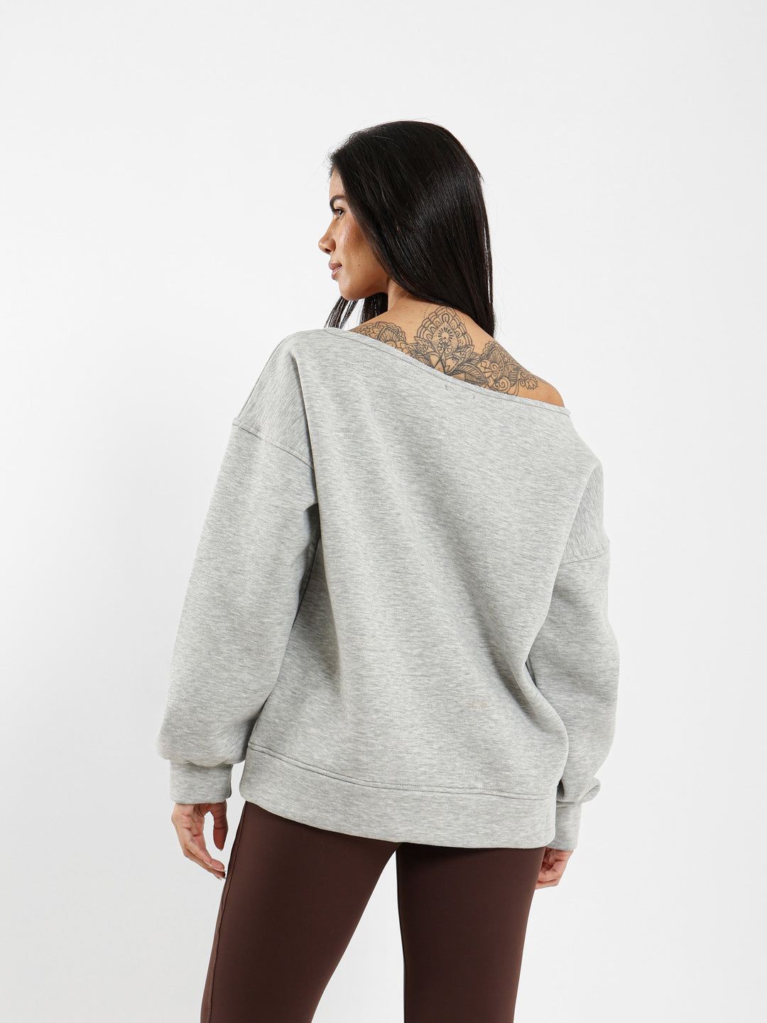 Loose Off Shoulder Sweatshirt