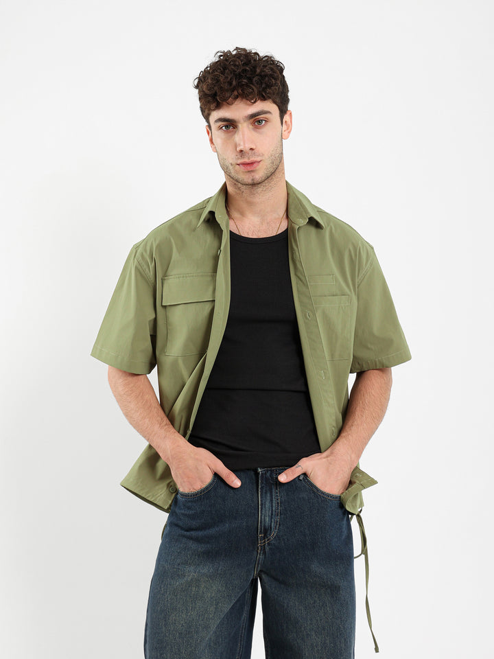 Oversized Shirt With Two Pockets