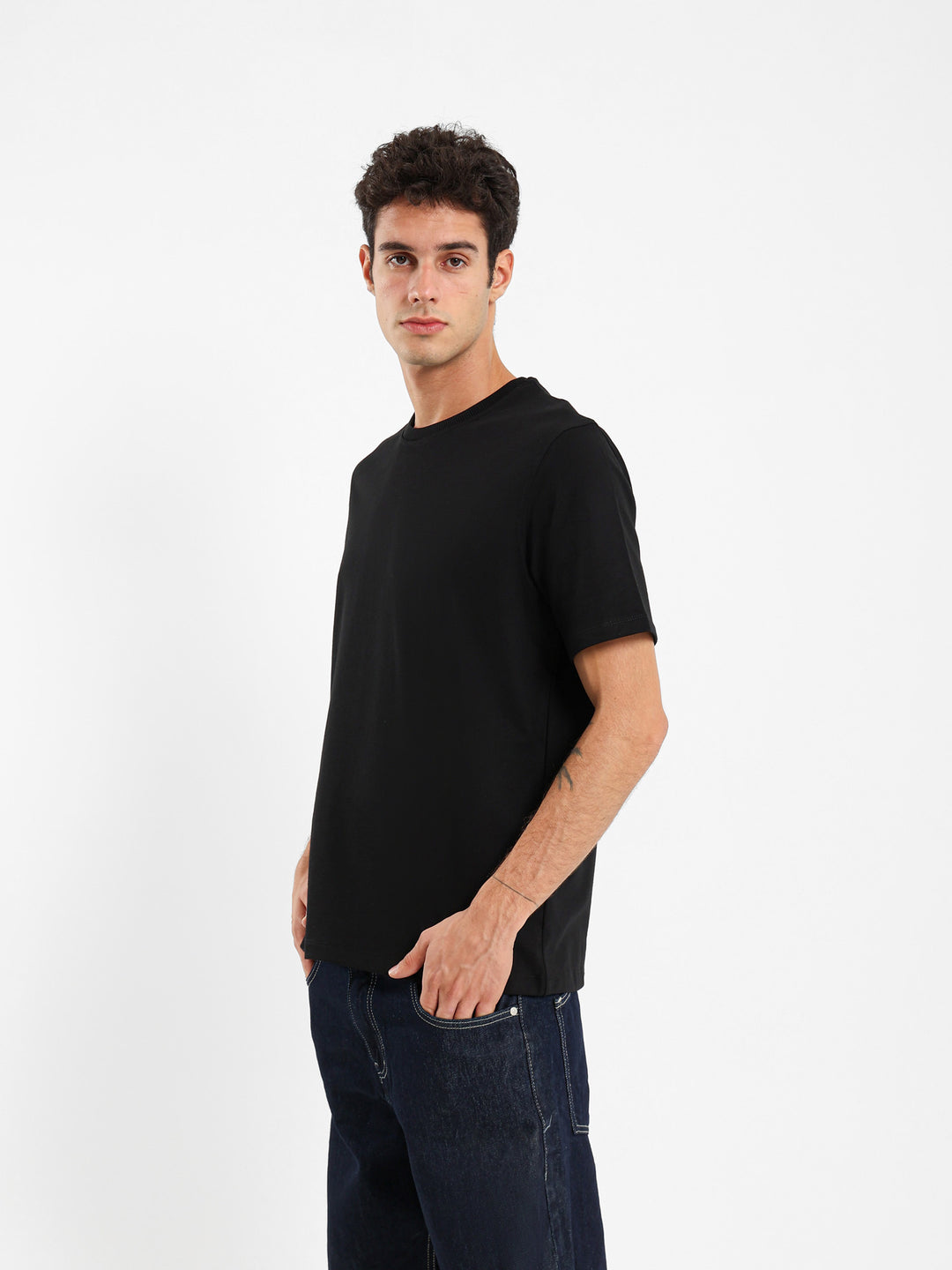 Relaxed Fit Round Neck T-Shirt