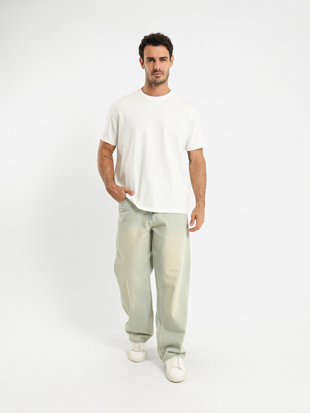 Relaxed Fit Round Neck T-Shirt