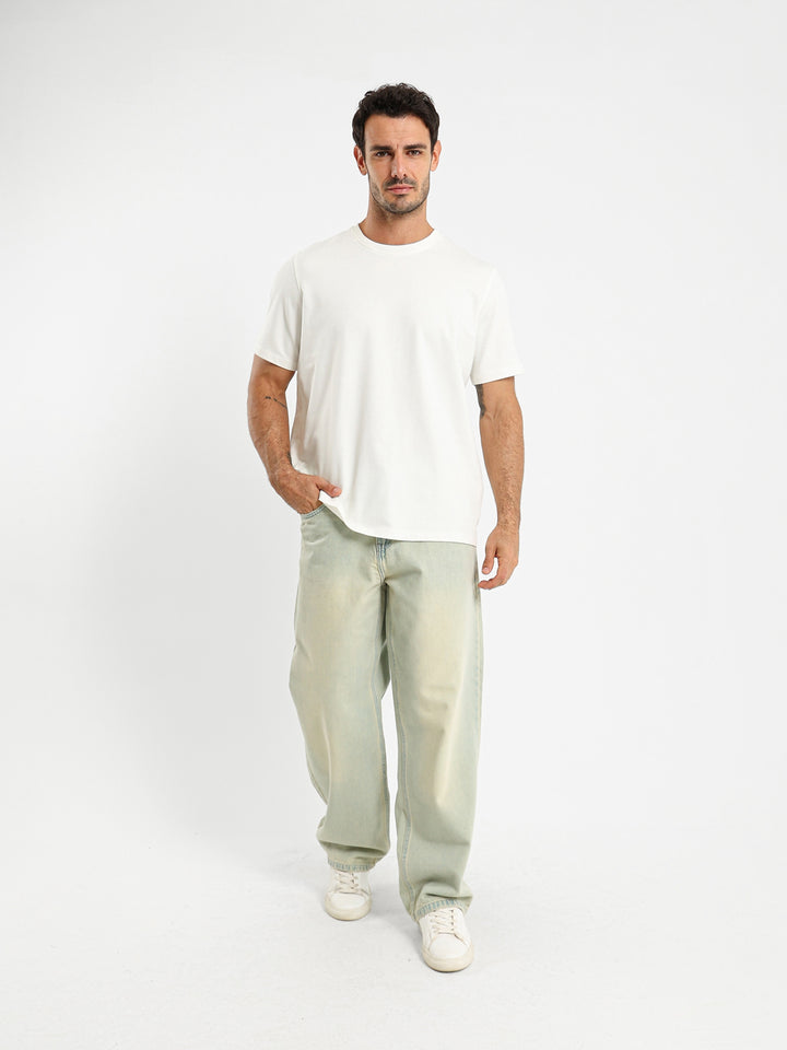 Relaxed Fit Round Neck T-Shirt
