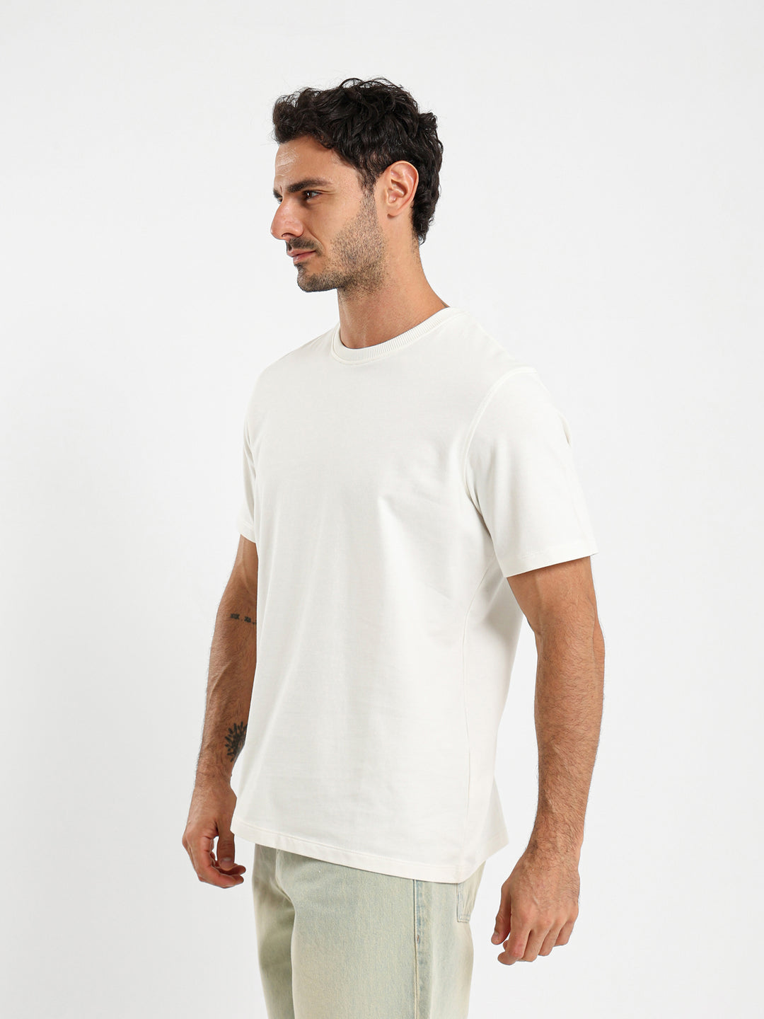Relaxed Fit Round Neck T-Shirt