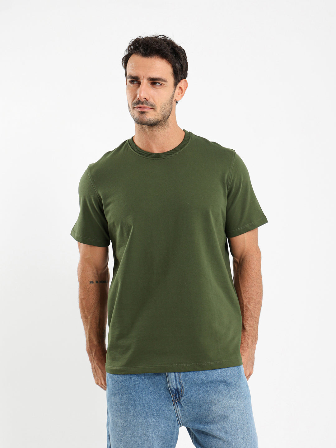 Relaxed Fit Round Neck T-Shirt