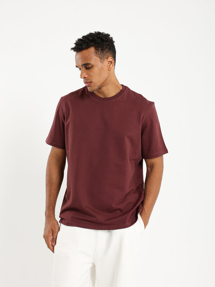 Relaxed Fit Round Neck T-Shirt