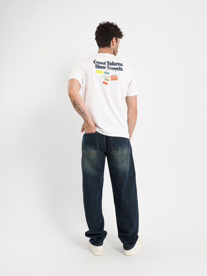 Coast Token Print T-Shirt
