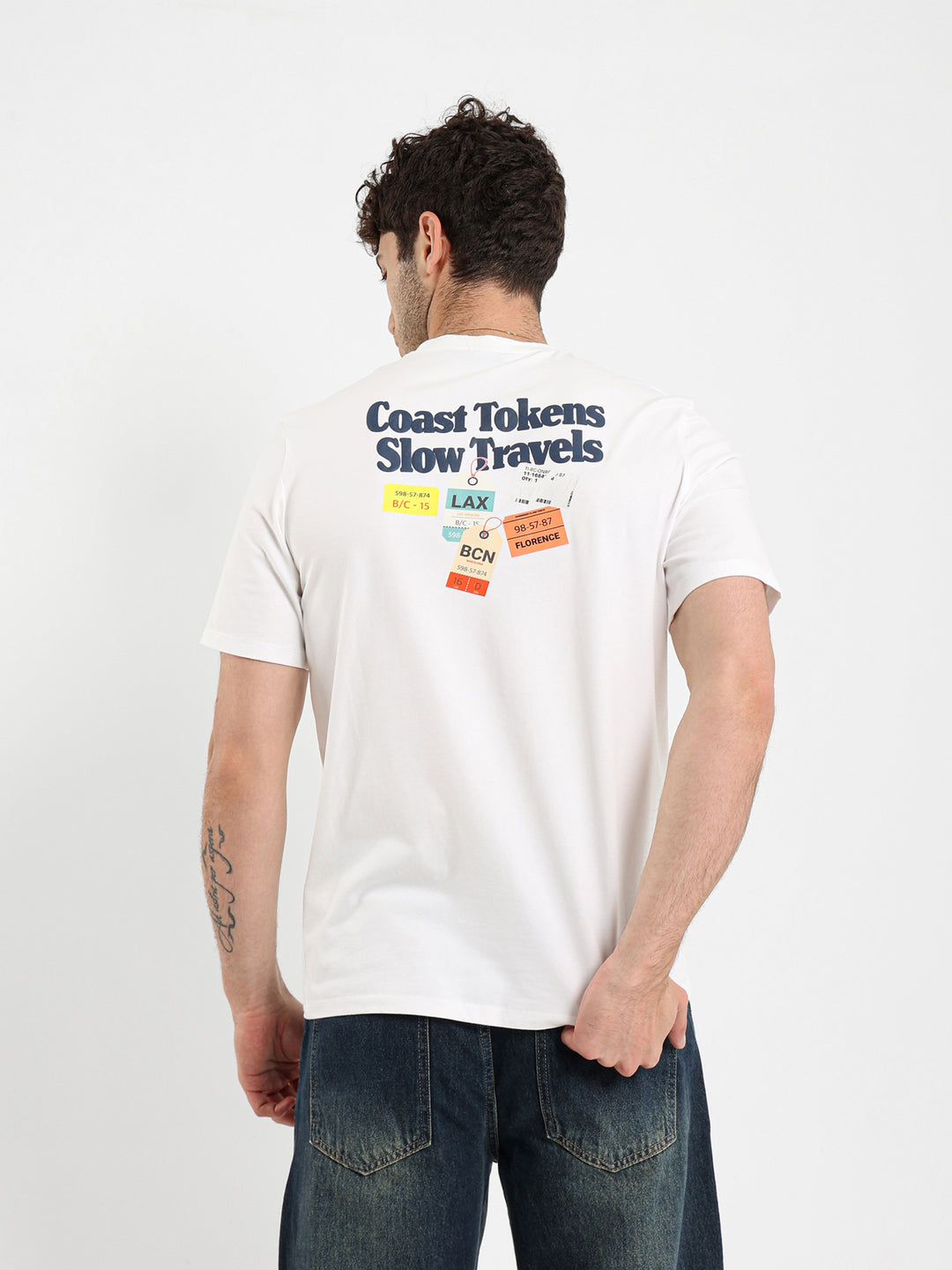 Coast Token Print T-Shirt