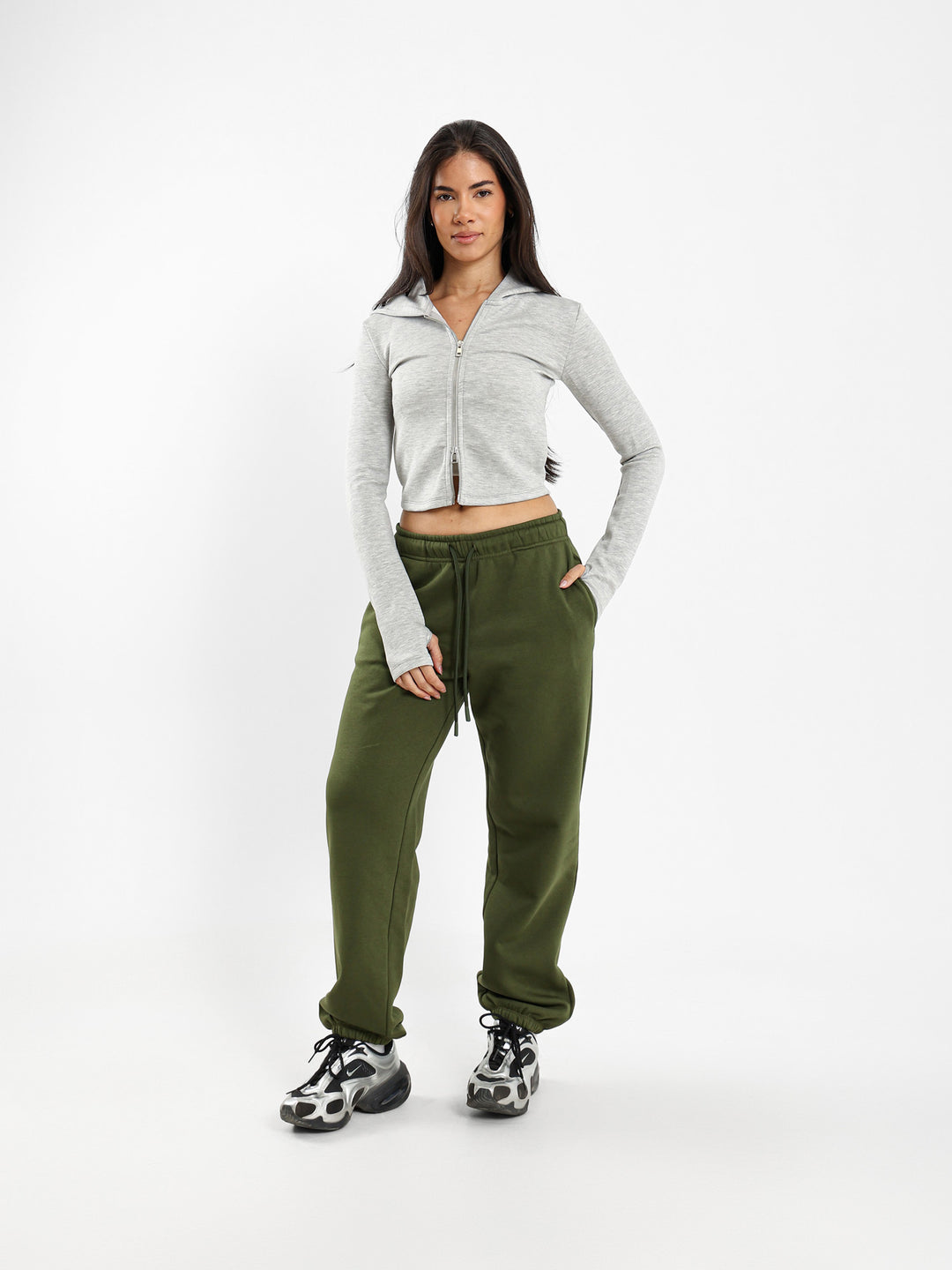 Basic Sweatpants With Cuffs