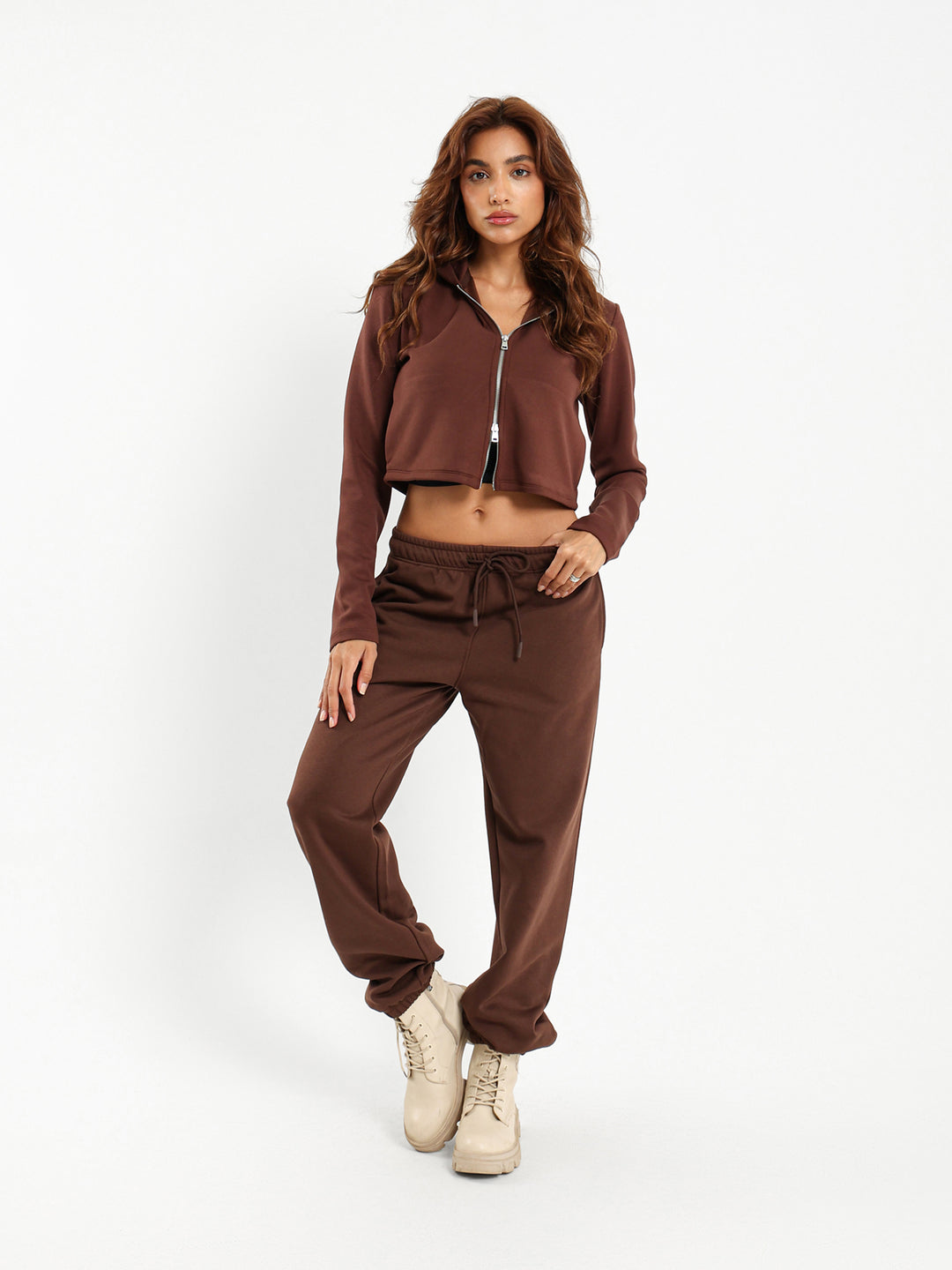 Basic Sweatpants With Cuffs