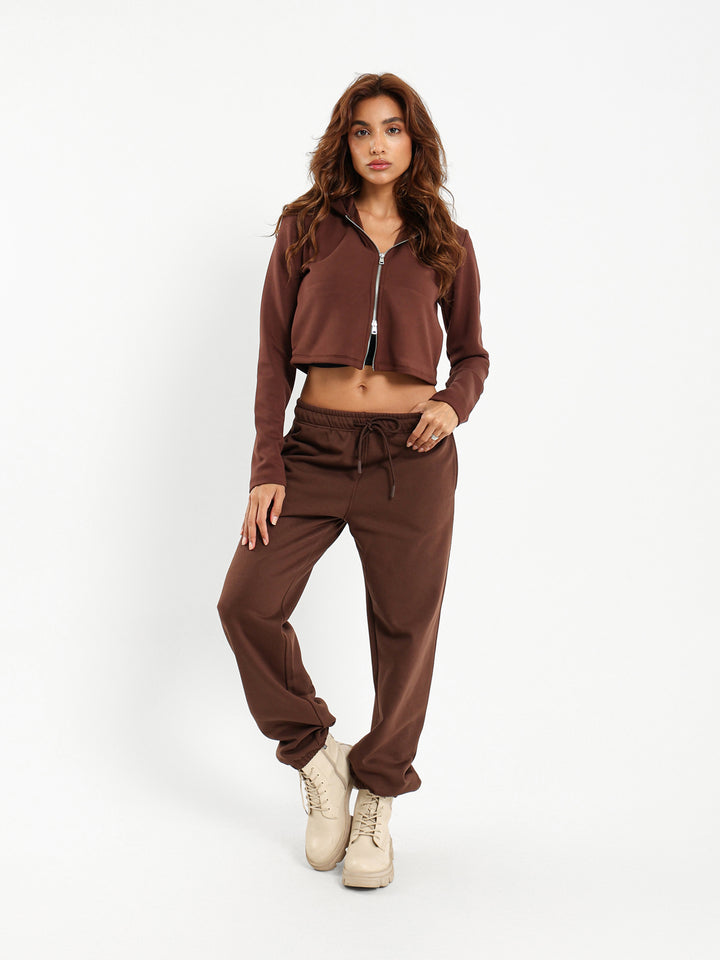 Basic Sweatpants With Cuffs