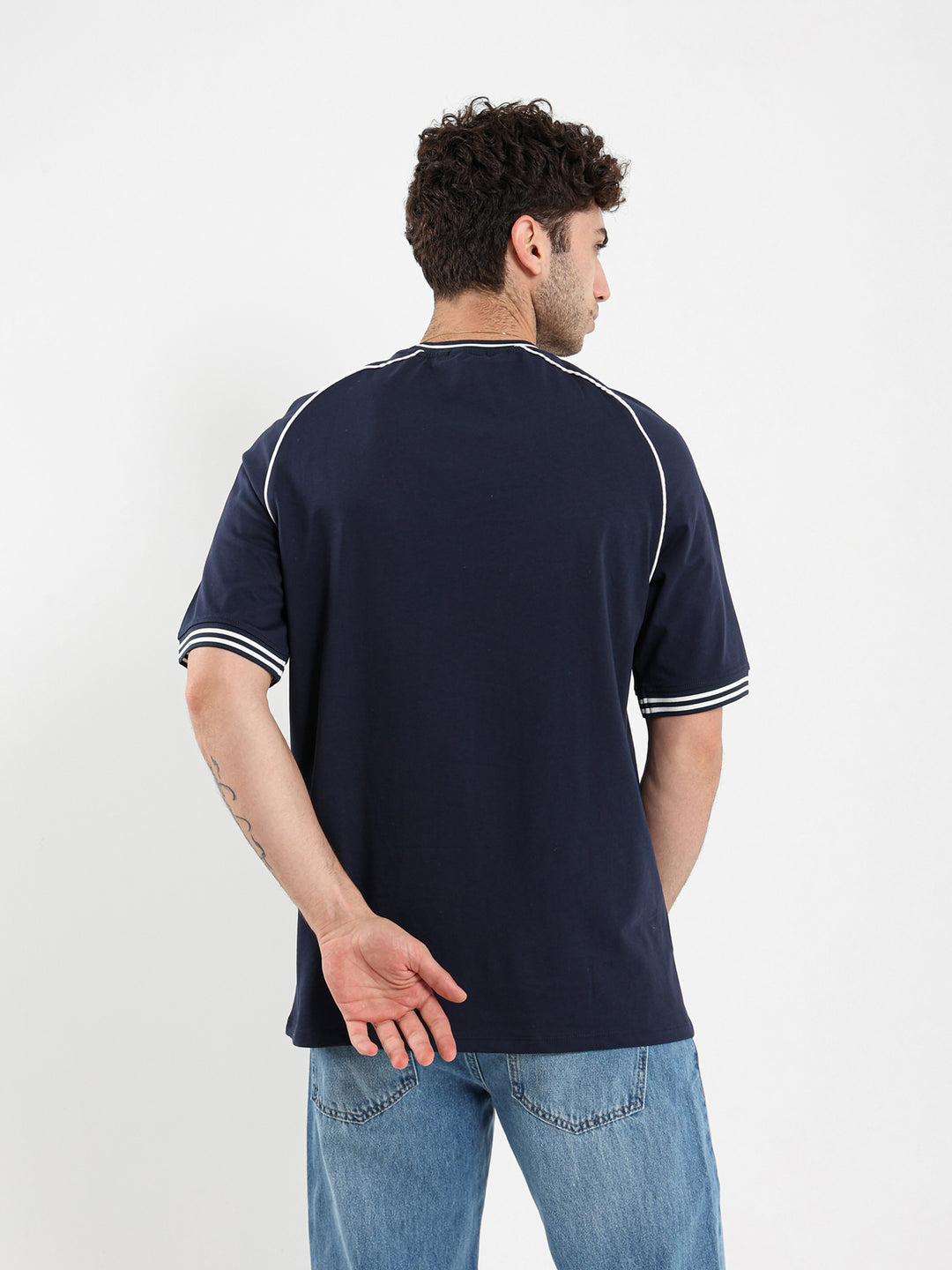Office Crew Print T-Shirt