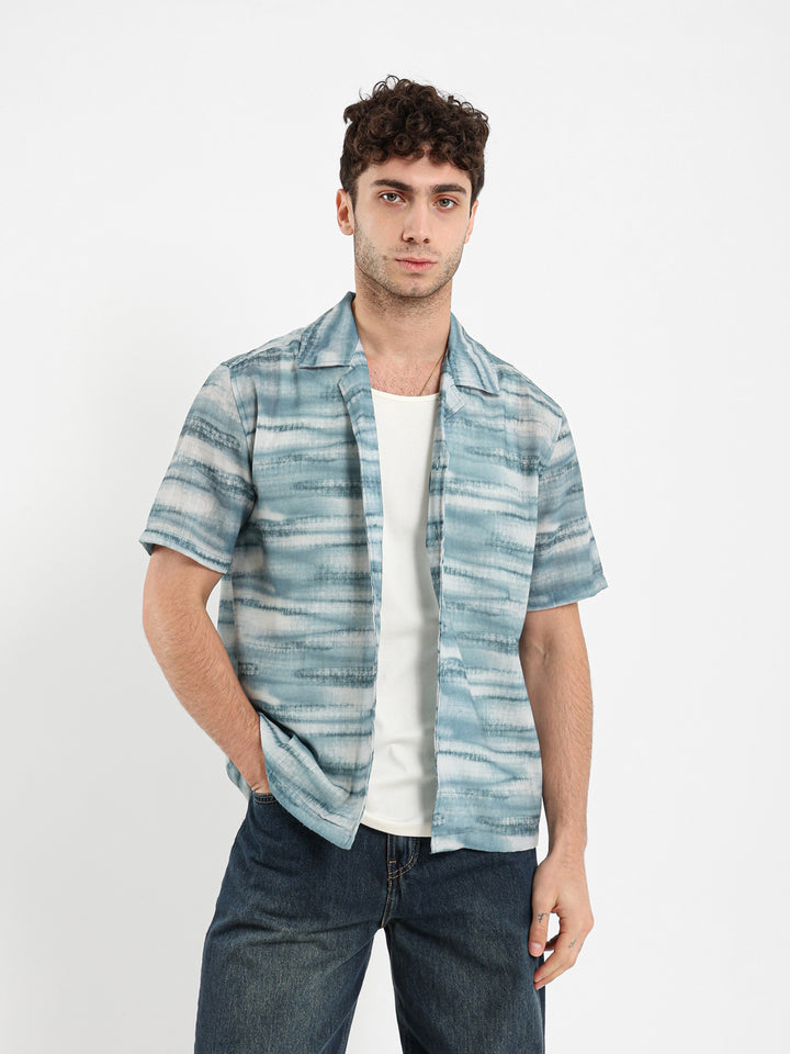 All Over Printed Half Sleeve Shirt