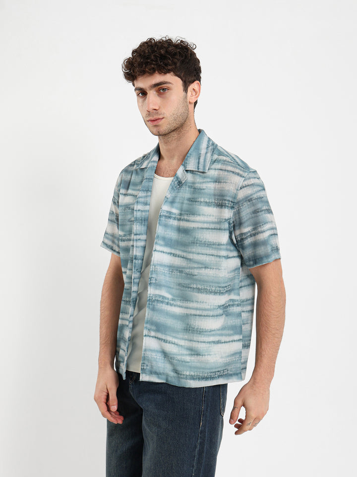 All Over Printed Half Sleeve Shirt