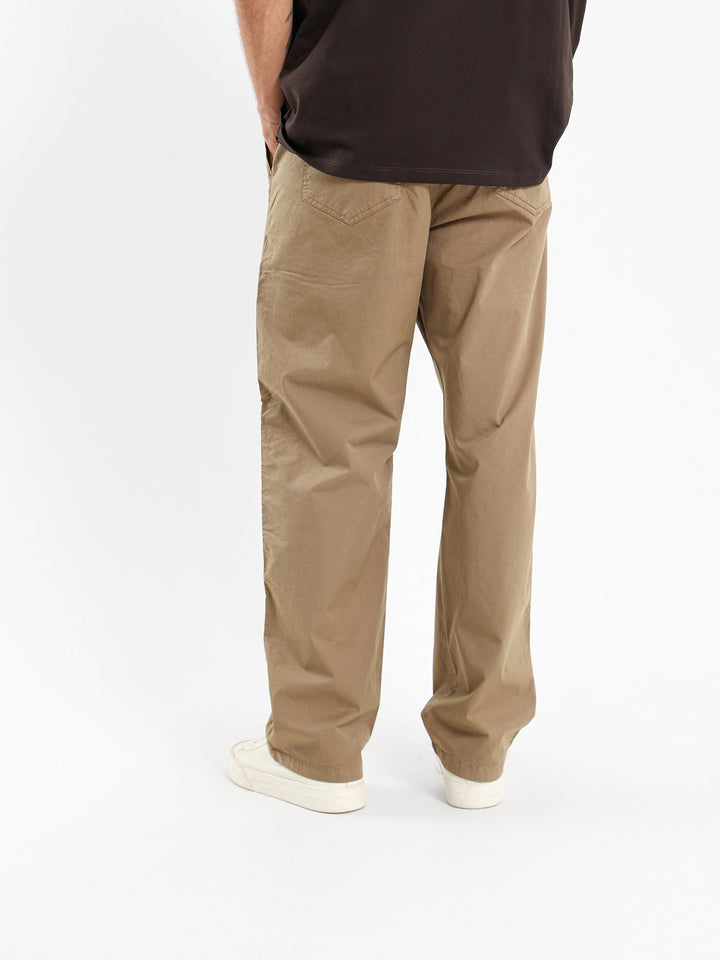 Relaxed Fit Chino Pants With Front Pockets