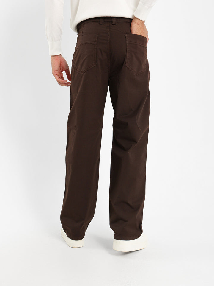 Relaxed Fit Chino Pants With Front Pockets