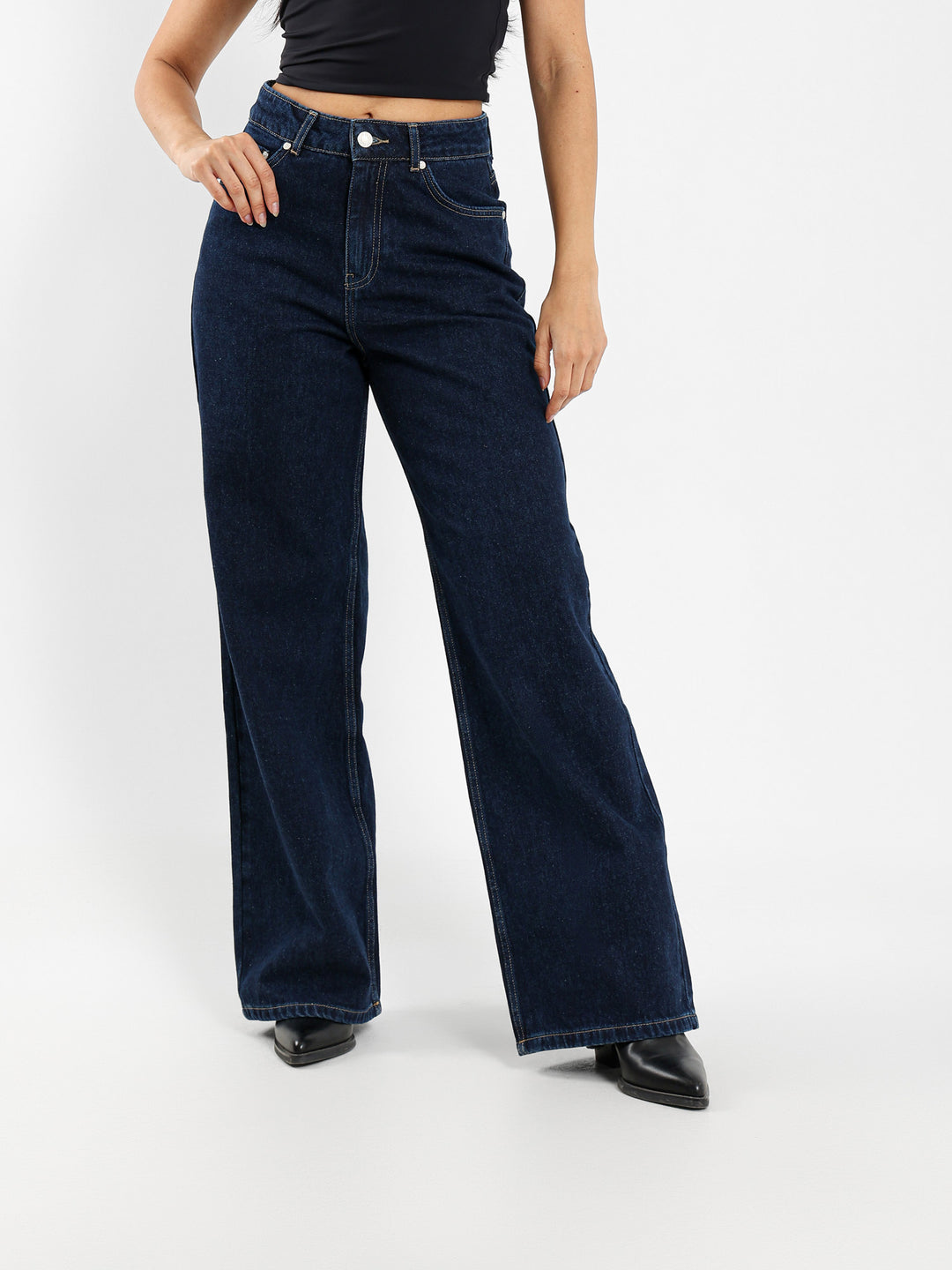High Waist Wide Leg Jeans