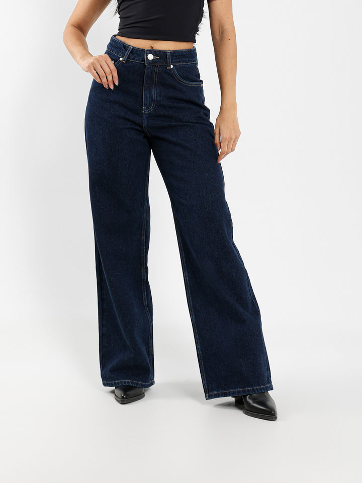 High Waist Wide Leg Jeans