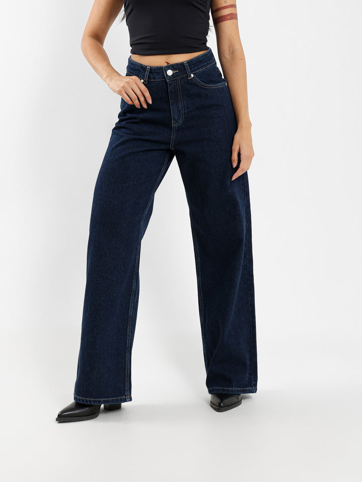 High Waist Wide Leg Jeans