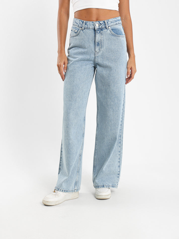 High Waist Wide Leg Jeans