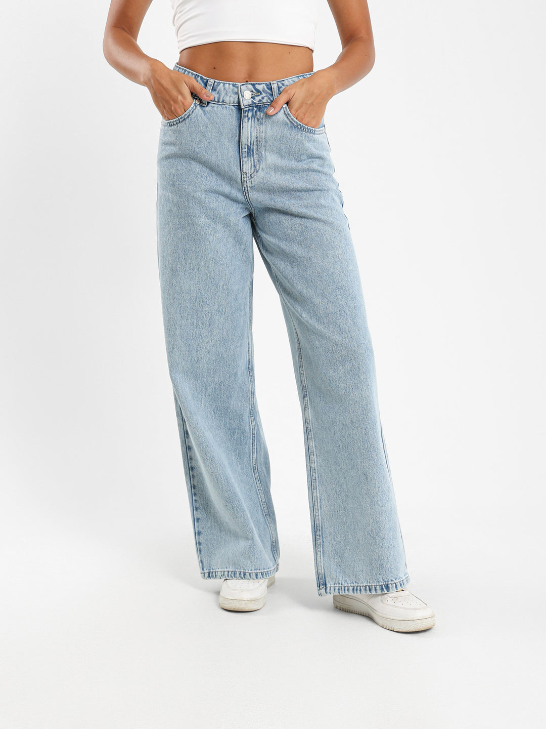 High Waist Wide Leg Jeans