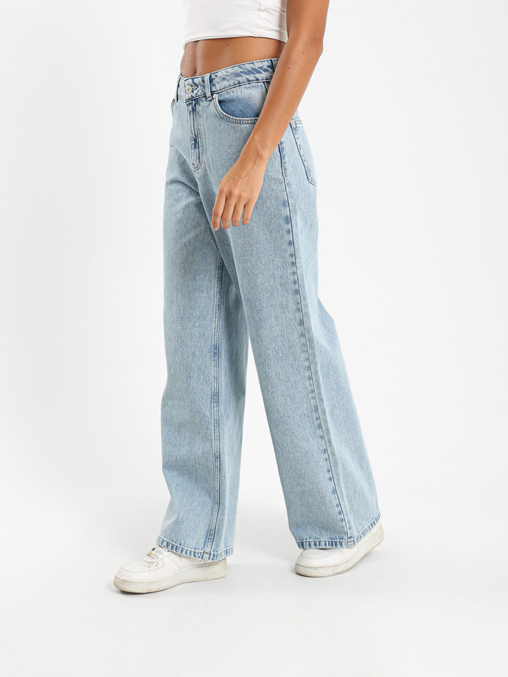 High Waist Wide Leg Jeans