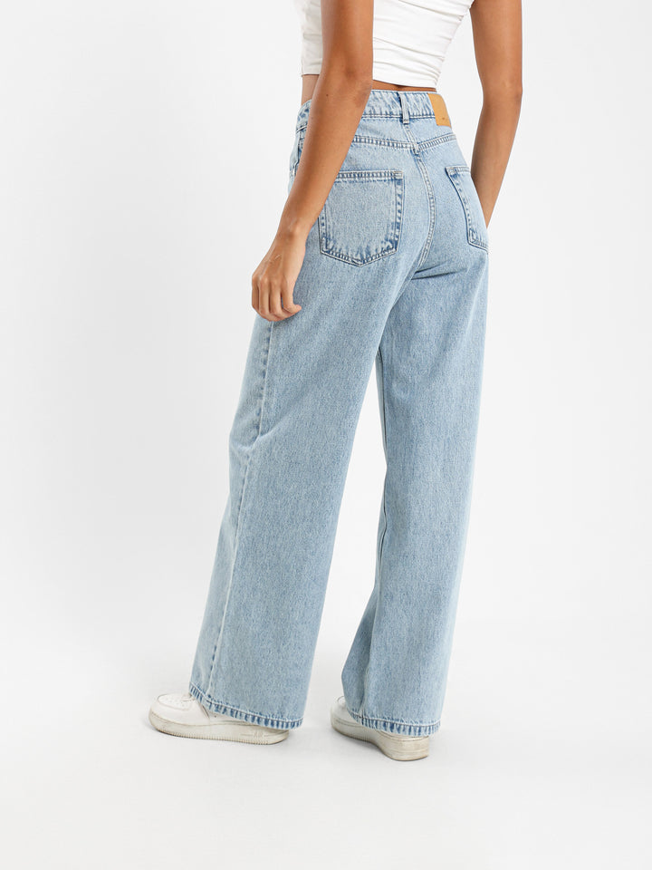 High Waist Wide Leg Jeans