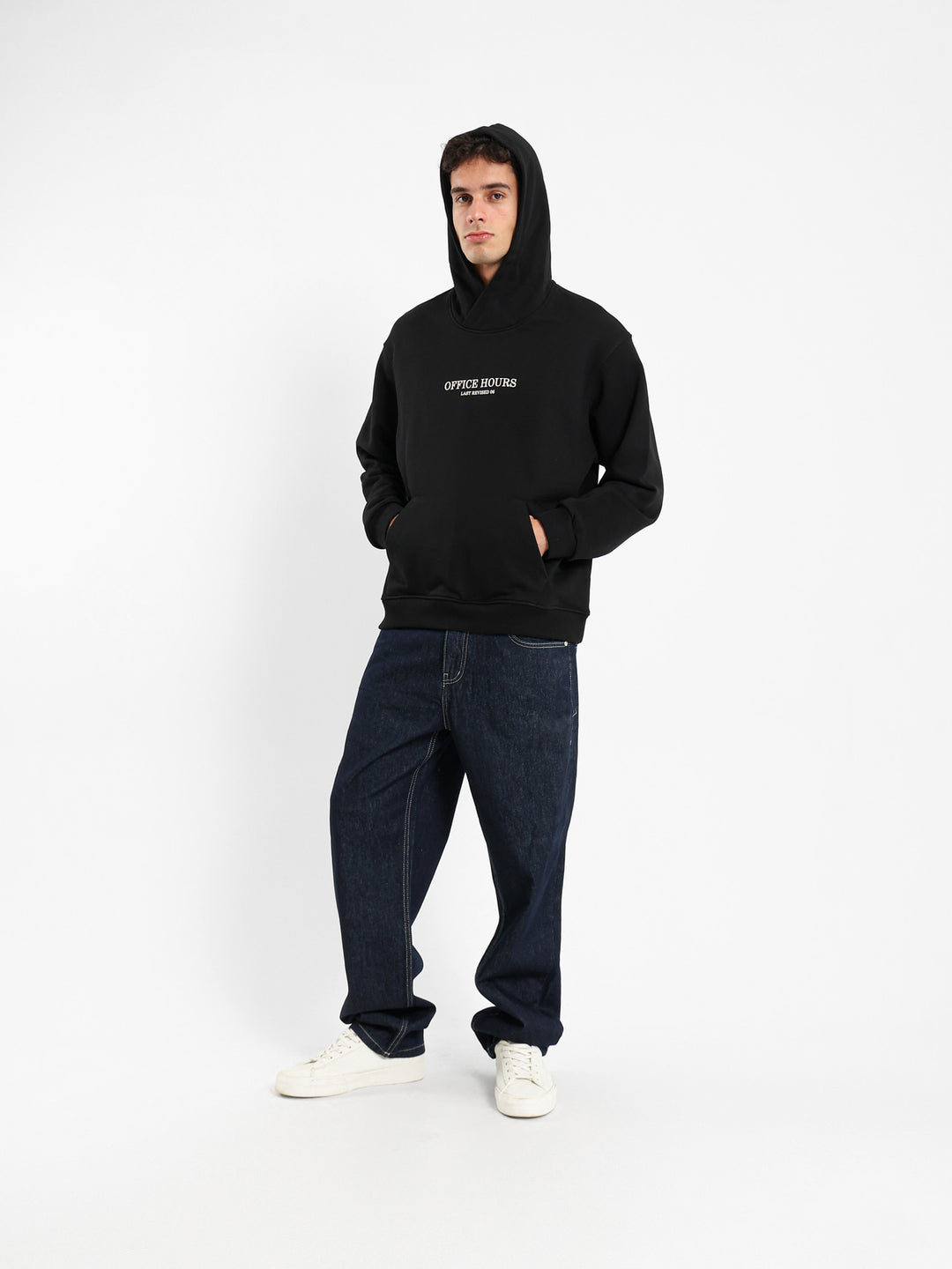 Cross Neck Hoodie