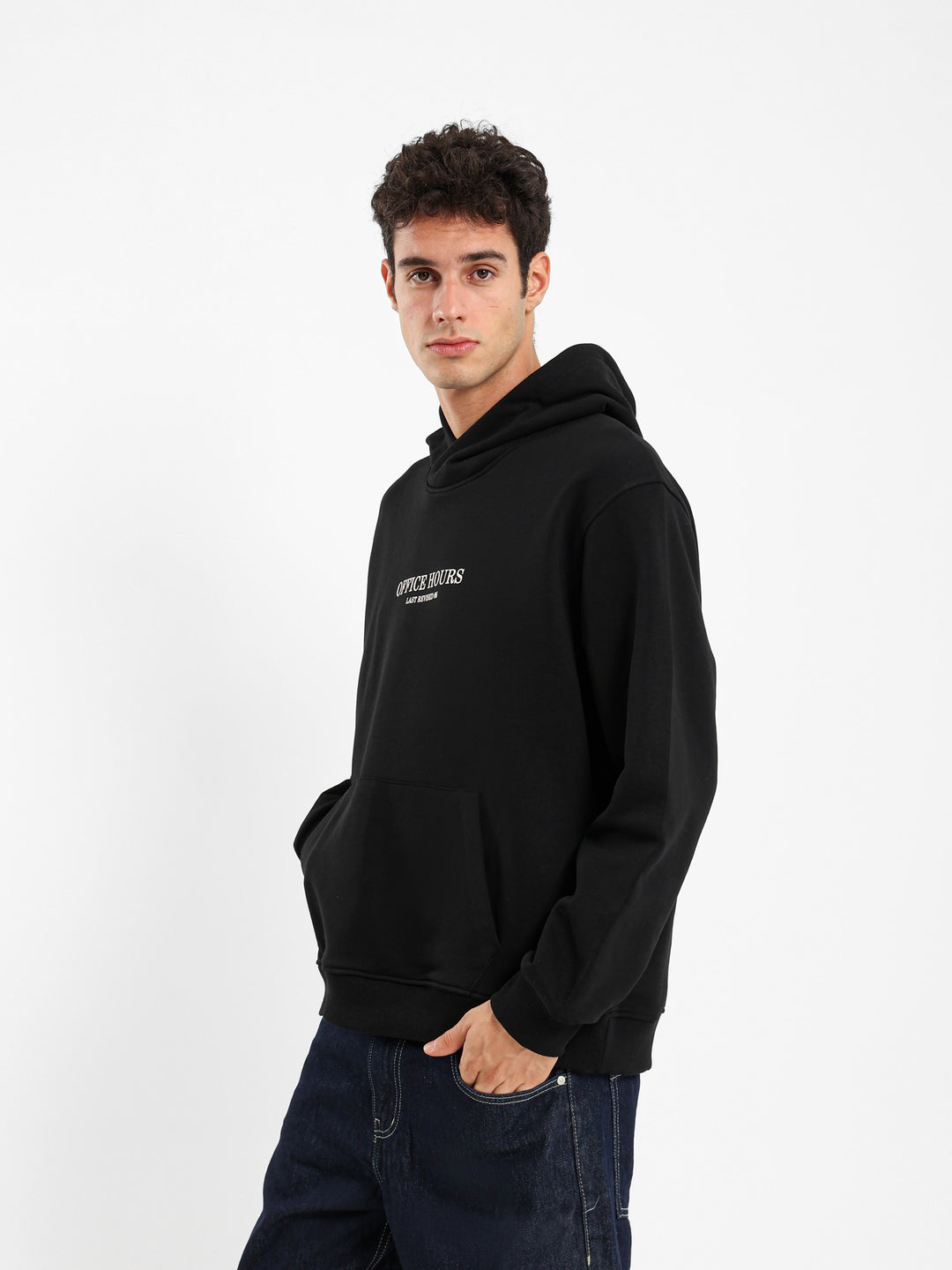 Cross Neck Hoodie