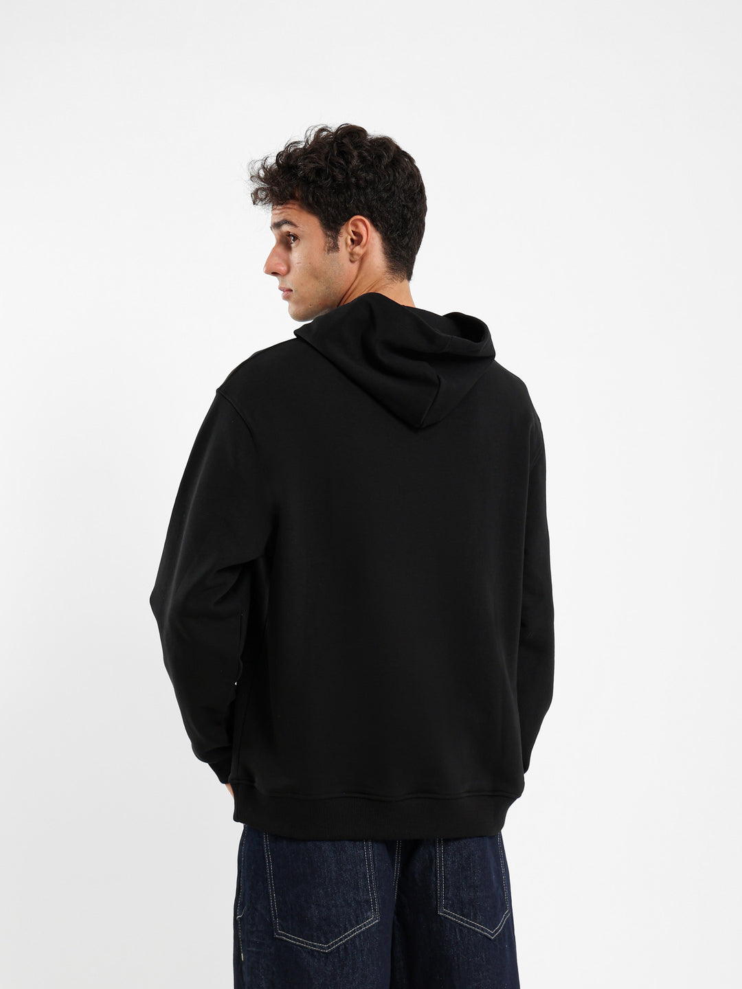 Cross Neck Hoodie